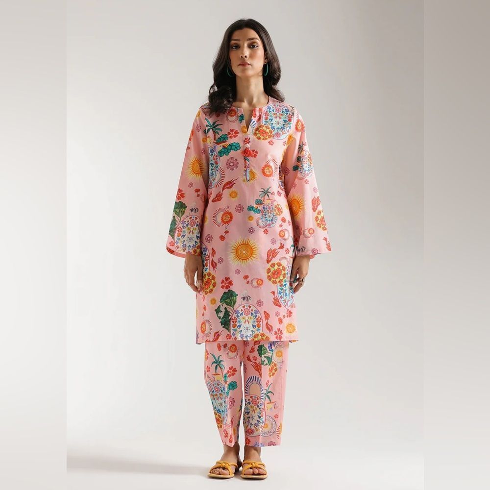 ETHNC PAKISTANI DESIGNER DRESS 2 PIECE INDIAN